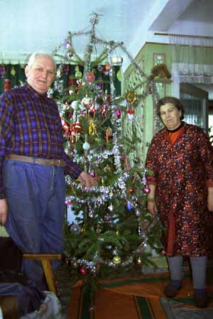 Weihnachten bei einem Zipser mit seiner rumänischen Frau